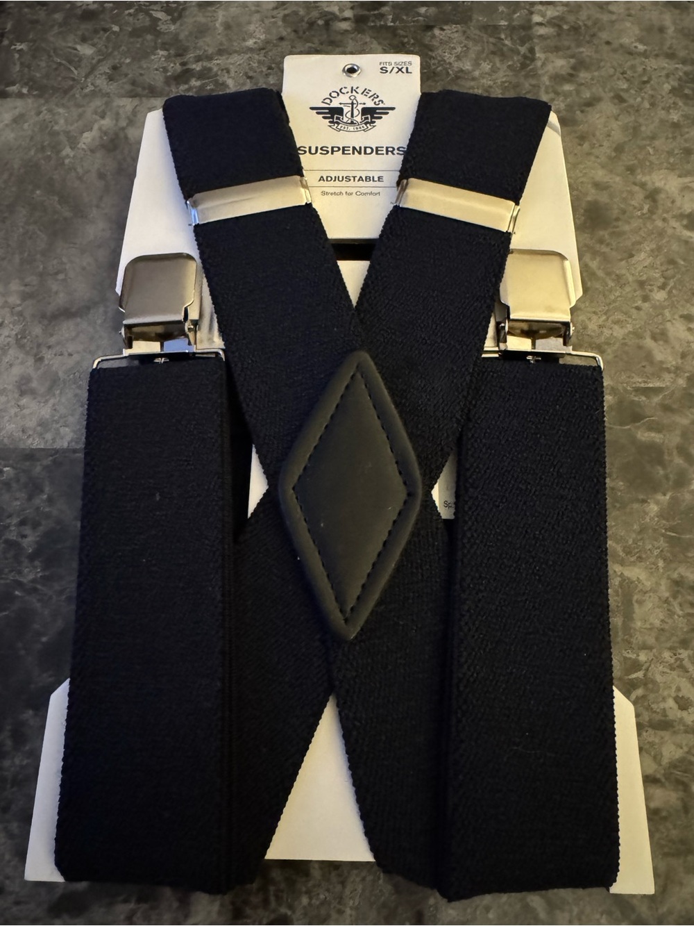 Dockers Suspenders Mens Navy